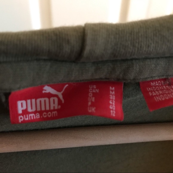 Puma Camo Green Workout Top - Picture 3 of 3